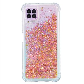 Glitterpoeder Drijfzand TPU-bescherming Achterkant Case voor Samsung Galaxy A12 5G