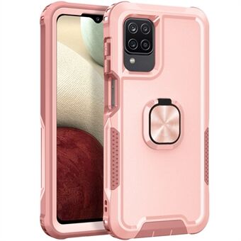 Voor Samsung Galaxy A12/A32 5G/A13 5G/M32 5G Draaibare Ring Kickstand Beschermhoes PC + Siliconen 3-in-1 Drop-proof Telefoon Case