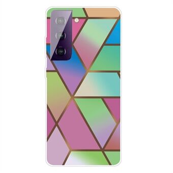 Marble Printing TPU-beschermhoes voor Samsung Galaxy S21 5G