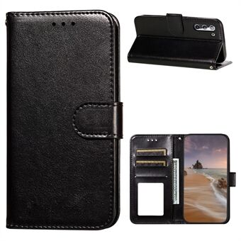 Dubbelzijdig Magnetisch Slot Lederen Case Portemonnee Stand Telefoon Shell voor Samsung Galaxy S21 5G