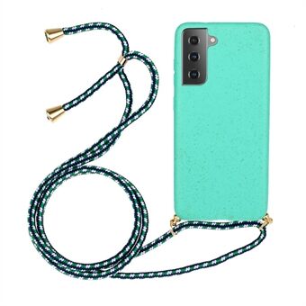 Voor Samsung Galaxy S21 4G/5G Tarwestro Zachte TPU Beschermhoes met Multi-functionele Strap