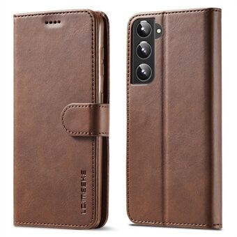 LC.IMEEKE Geweven Portemonnee PU Lederen Flip Folio Stand Case Mobiele Telefoon Volledige Beschermhoes voor Samsung Galaxy S21 5G