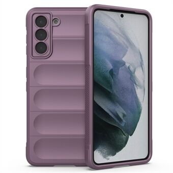 For Samsung Galaxy S21 5G Rugged Soft TPU Back Cover Shockproof Anti-wear Phone Shell Case
