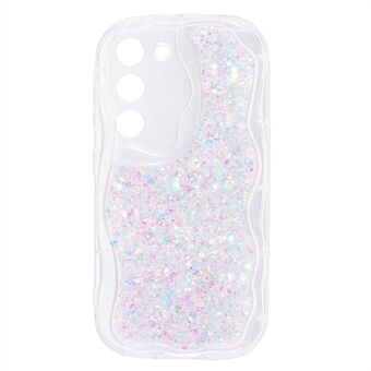 JTW-serie voor Samsung Galaxy S21 5G / 4G hoesje met epoxy pailletten telefoon TPU-cover