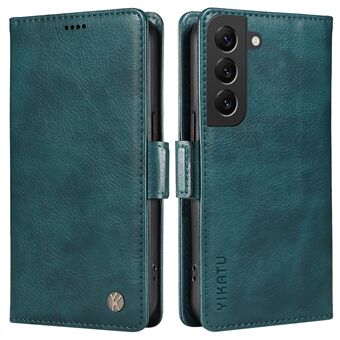 YIKATU YK-007 Voor Samsung Galaxy S21 4G / S21 5G Leren Telefoonhoesje met Magneetsluiting aan de Zijkant