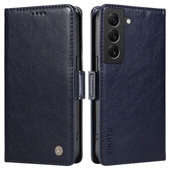 YIKATU YK-007 Voor Samsung Galaxy S21 4G / S21 5G Leren Telefoonhoesje met Magnetische Zijkantsluiting
