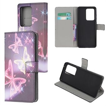 Wallet Stand Leather Pattern Printing Beschermhoes voor Samsung Galaxy S30 Ultra/S21 Ultra