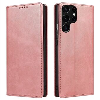 Voor Samsung Galaxy S21 Ultra 5G Telefoon Flip Lederen Portemonnee Case Zakelijke Stijl Stand Mobiele Telefoon Cover