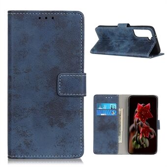 PU lederen beschermer voor Samsung Galaxy S21 + 5G Wallet Stand Retro Cover