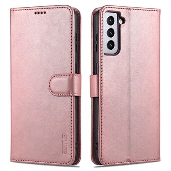 AZNS Lederen Portemonnee Kaarthouders Stand Folio Flip Shockproof Case Telefoon Cover voor Samsung Galaxy S21 + 5G