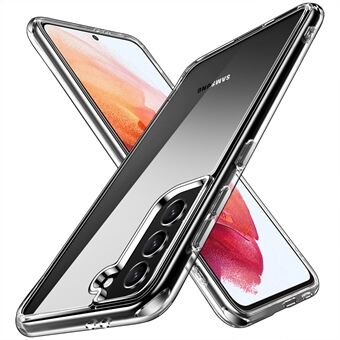 Galvaniserende transparante hybride telefoonhoes voor Samsung Galaxy S21 + 5G, verdikte hoeken TPU + pc-accessoires voor mobiele telefoons