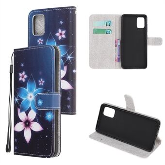 Cross Texture Pattern Printing Portemonnee lederen tas voor Galaxy A32 5G / M32 5G