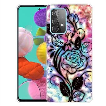 Patroonafdrukken Flexibel TPU-telefoonhoesje voor Samsung Galaxy A32 5G