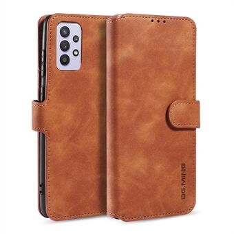 DG.MING lederen portemonnee in retrostijl Stand cover voor Samsung Galaxy A32 5G hoesje