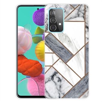 Marmerpatroon Zachte TPU-telefoonhoes achterkant voor Samsung Galaxy A32 5G
