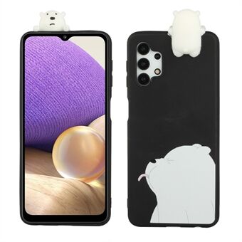 TPU Cover voor Samsung Galaxy A32 5G 3D schattige pop patroon afdrukken telefoon Cover