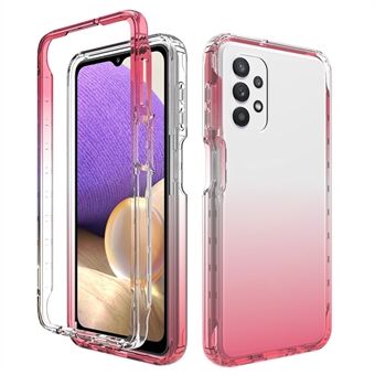 Kleurverloop 2-in-1 PC + TPU Combo telefoon beschermhoes voor Samsung Galaxy A32 5G Cover