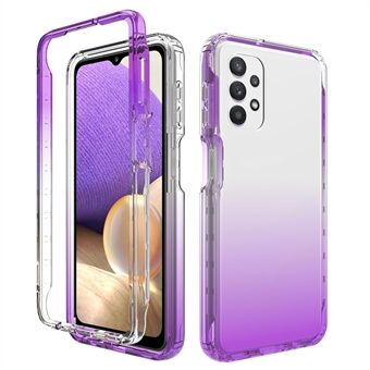 Kleurverloop 2-in-1 PC + TPU Combo telefoon beschermhoes voor Samsung Galaxy A32 5G Cover
