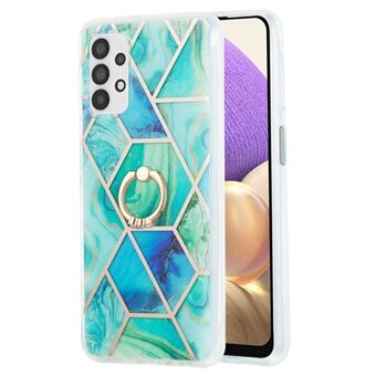 2.0mm TPU Telefoon Ondersteuning Cover Multi-Color IMD Galvaniseren IML Marmer Patroon Case voor Samsung Galaxy A32 5G / M32 5G