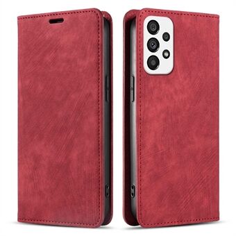 Voor Samsung Galaxy A32 5G / M32 5G PU-leer Volledige bescherming Telefoon Cover Stand Wallet Folio Flip Case: