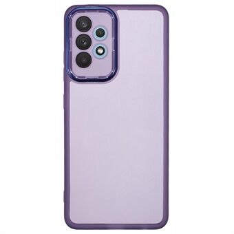 DKSM Serie Voor Samsung Galaxy M32 5G / A32 5G Hoes Geëlectroplaste Camera Frame TPU Telefoonhoesje