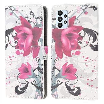 Patroon Afdrukken Portemonnee Lederen Telefoon Shell voor Samsung Galaxy A52 4G/5G/A52s 5G Mobiele Telefoon Accessoire