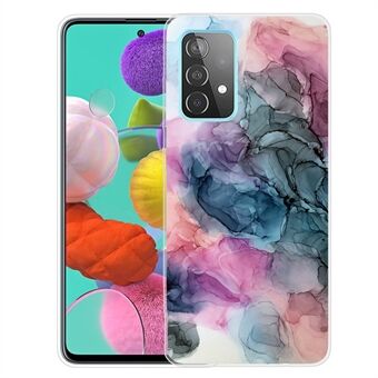 Voor Samsung Galaxy A52 4G/5G / A52s 5G Marmer Patroon Ontwerp Zachte TPU Anti- Scratch Shockproof Beschermende Telefoon Case