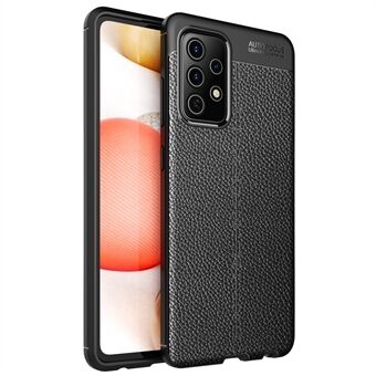 Litchi Textuur Zachte TPU Beschermer Mobiele Telefoon Cover voor Samsung Galaxy A52 4G/5G / A52s 5G