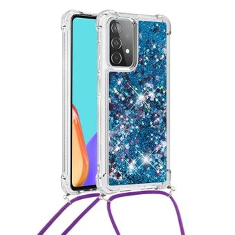 TPU Quicksand Design telefoonbeschermhoes met ophangriem voor Samsung Galaxy A52 4G/5G / A52s 5G