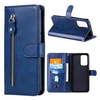 Ritsvak Portemonnee Leren Stand Smartphone Case voor Samsung Galaxy A52 4G/5G / A52s 5G