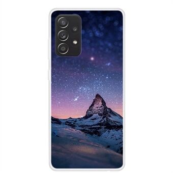 Starry Patroon Afdrukken TPU Zachte Mobiele Telefoon Case voor Samsung Galaxy A52 4G/5G / A52s 5G