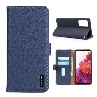 KHAZNEH voor Samsung Galaxy A52 4G/5G / A52s 5G Litchi Textuur Toplaag Lederen Stand Shell Case