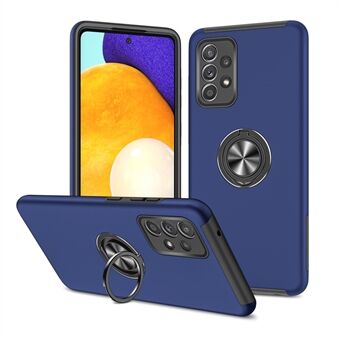 Schokbestendig hybride telefoonhoesje Ring Kickstand Design Cover voor Samsung Galaxy A52 5G / 4G