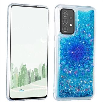 Stijlvolle patroondruk Shiny poeder Quicksand TPU Case voor Samsung Galaxy A52 4G/5G / A52s 5G