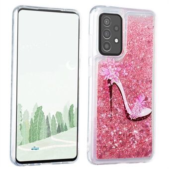 Stijlvolle patroondruk Shiny poeder Quicksand TPU Case voor Samsung Galaxy A52 4G/5G / A52s 5G