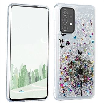 Stijlvolle patroondruk Shiny poeder Quicksand TPU Case voor Samsung Galaxy A52 4G/5G / A52s 5G