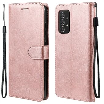 KT Leather Series-2 Volledige beschermende lederen hoes Wallet Cover voor Samsung Galaxy A52 4G/A52 5G/A52s 5G
