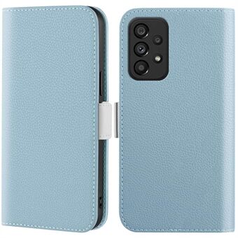 Telefoonhoesje voor Samsung Galaxy A52 4G/5G/A52s 5G, snoepkleurige portemonnee-stijl Litchi-textuur Anti-slijtage lederen magnetische schaal met Stand