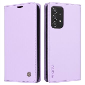 YIKATU YK- 001 voor Samsung Galaxy A52 5G / 4G / A52s 5G Magnetische Auto Closing Leather Case Volledige bescherming Wallet Stand Phone Cover