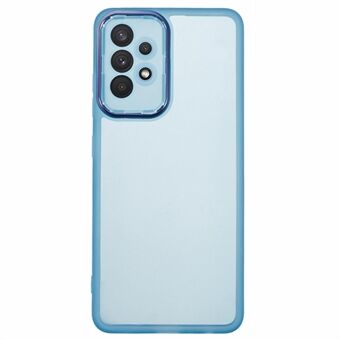 DKSM-serie voor Samsung Galaxy A52s 5G / A52 5G / A52 4G Hoesje Geëlectroplateerde Camera Frame TPU Telefoonhoes