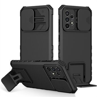 Voor Samsung Galaxy A52 4G / A52 5G / A52s 5G PC + TPU Kickstand Cover Slide Camera Deksel Telefoon Case