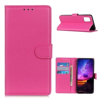 Classic stijl Litchi-textuur lederen portemonnee telefoonstandaard voor Samsung Galaxy Stand (EU-versie)