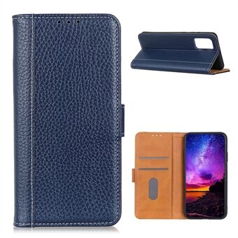 Litchi Texture Wallet Design Flip lederen telefoonhoes voor Samsung Galaxy A02s (EU-versie)