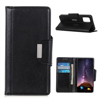 Wallet Stand Design PU lederen telefoonhoes Volledige bescherming voor Samsung Galaxy A02s (EU-versie)