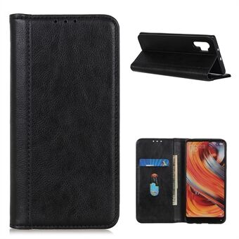 Voor Samsung Galaxy A32 4G (EU-versie) Auto-geabsorbeerd ontwerp Litchi Skin Split Leather Case Wallet Cover