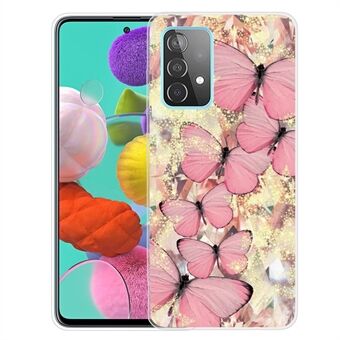 Patroonafdruk Soft TPU Phone Cover Case voor Samsung Galaxy A32 4G (EU-versie)