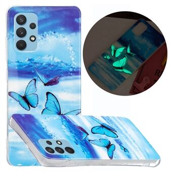 Noctilucent IMD Design Soft Phone Cover TPU-beschermhoes voor Samsung Galaxy A32 4G (EU-versie)