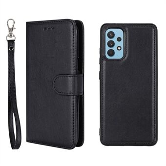 Magnetische KT Leather Series-3 Afneembare 2-in-1 Drop-proof Leren Case voor Samsung Galaxy A32 4G (EU-versie)