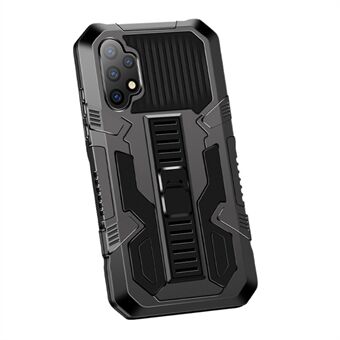 Pioneer Warrior Series PC + TPU Hybrid Heavy Duty Combo schokbestendige telefoonhoes met standaard voor Samsung Galaxy A32 4G