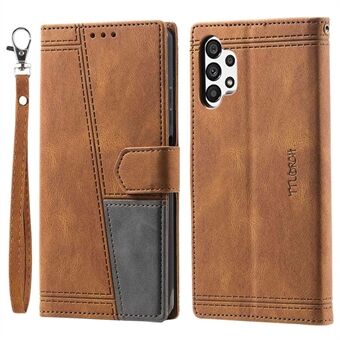 TTUDRCH 004 RFID-blokkerende functie Wallet Phone Case voor Samsung Galaxy A32 4G (EU-versie), splitsend PU-leer Skin-touch Feeling Stand Magnetic Cover